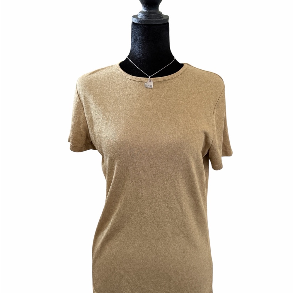 Lauren Ralph Lauren Tan Short Sleeve Tee